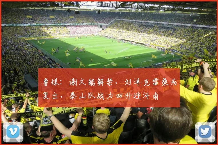 鲁媒：谢文能解禁，刘洋克雷桑或复出，泰山队战力回升迎河南